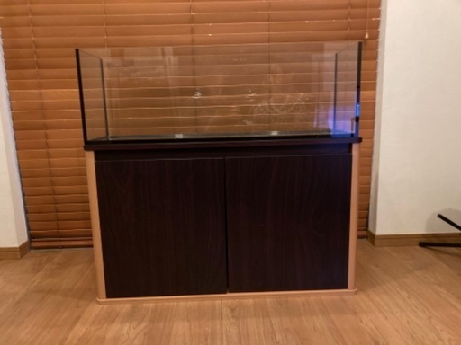 【取引中】大型水槽（90cm）とキャビネットのセット