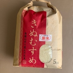 【ネット決済】お米　きぬむすめ　5kg