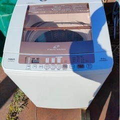 【ネット決済】洗濯機　AQUA AQW-VW800E(WX)