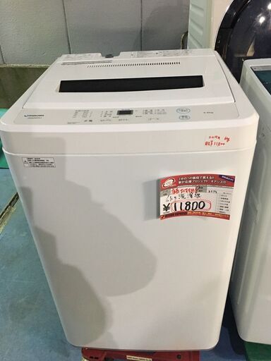 ☆中古 激安！！￥11,800！！＜店長おすすめ！＞maxzen　6.0kg洗濯機　家電　2019年製　JW60WP01型　【BBL208】
