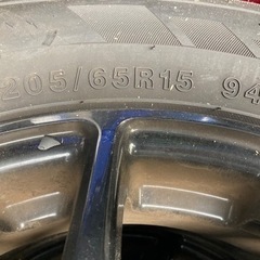 ステップワゴン　スタッドレスタイヤ（アルミホイール付）205/65R15
