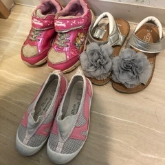 16.0〜17.0 女の子靴類セット