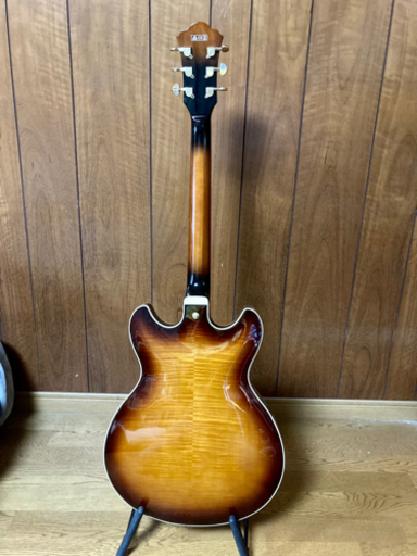 ほぼ新品！アイバニーズAS93FM-VLSセミアコ！118,800→70,000で！