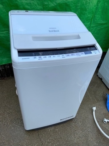 お薦め品‼️超静音‼️洗浄クリーニング済み‼️日立洗濯機7kg 2019年