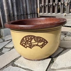 植木鉢　アンティーク調　国産　陶器