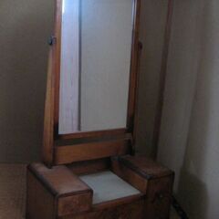 昭和の鏡台　アンティーク家具