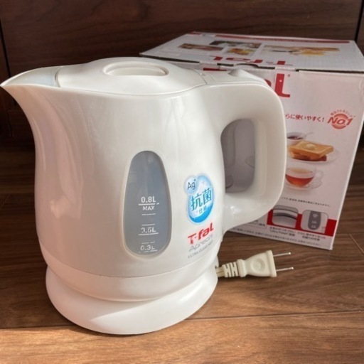 決まりました。T-faL ケトル ホワイト　新生活　ティファール　家電