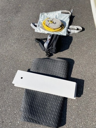 一旦受付終了】ゴムボート 船検付き エンジン付き