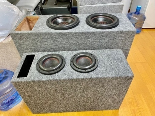 サイズを超えた重低音 6.5インチ 2発 定格500W サブウーファー