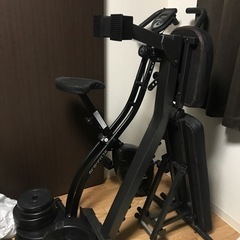 【ネット決済】インクラインベンチと室内自転車