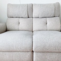 【値下げ中！】NITORI/ニトリ　電動リクライニングソファ　2人掛け　ピュール　ファブリック 