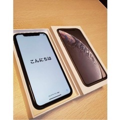 iPhoneXR 64GB simフリー端末　お値下げしました。