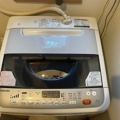 【ネット決済】洗濯機　6kg TOSHIBA 東芝　風乾燥付き