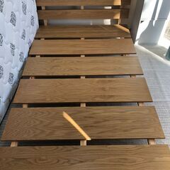 【セミダブル＋フレーム】ニトリ × シーリー（Sealy）/ セミダブルベッドとベッドフレームのセット