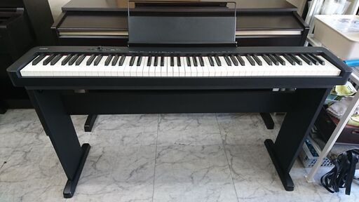 電子ピアノ CASIO カシオ CDP-S100BK(CS46P stand付) 2021製 動作品
