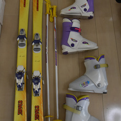 子ども用スキーセット：靴22cm＆23cm　板120cm