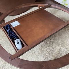 【アクタス】【価格交渉可】FK-1 コタツ ウォールナット 直径120cm