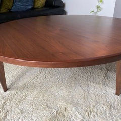 アクタス】【価格交渉可】FK-1 コタツ ウォールナット 直径120cm