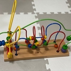 【ネット決済】知育玩具　ルーピング　ビーズコースター　美品　チャ...