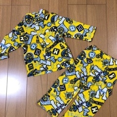 【ネット決済】ミニオン　モコモコパジャマ　サイズ110