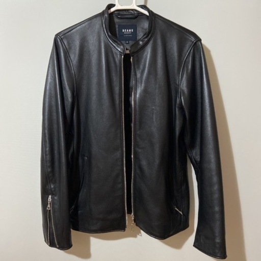 ビームス 本革ライダースジャケット S 美品 半額以下！
