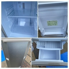 2016年製 シャープ SJ-C14-N冷蔵庫 つけかえどっちもドア (1227k)