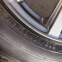 ダンロップ エナセーブ ＲＶ５０５　２０５／６０Ｒ１６　アルミホイール付き４本セット　半年間 約３０００ｋｍ使用