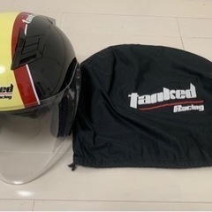 【ネット決済】【中古】tanked racing  ジェットヘルメット