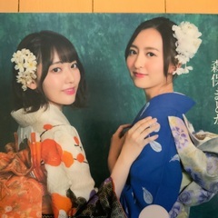 HKT 宮脇咲良さんと森保まどかさんのクリアファイル　サイン付き