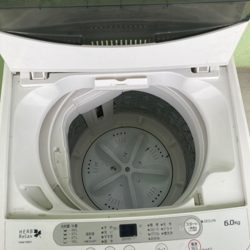 全自動電気洗濯機　YWM-T60A1  HERB Relax