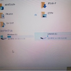 Lenovo ノートパソコン ホワイト
