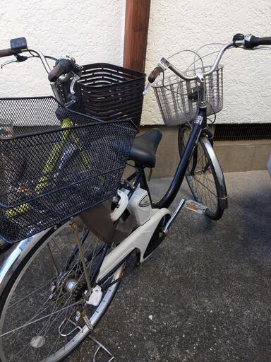 バッテリー２本つき　パナソニック電動自転車　ビビNX