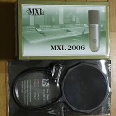 音楽機材他4点セット アナログミキサー　マイク ケーブル ポップガード