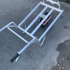 アルミ一輪車　ブレーキ付き