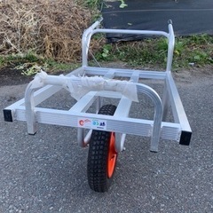 アルミ一輪車　ブレーキ付き