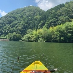 値下げ！カヤック　別ドーリー　ロッドホルダーつけます！格安　値引き　釣り使用