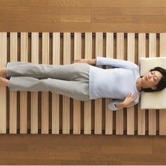桐製すのこロールベッド　シングル100cm幅　日本製
