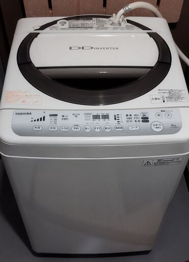 TOSHIBA 洗濯機 AW-60DM 2013年製 清掃済み 即使用可
