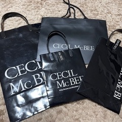【中古】CECIL McBEE ショップ紙袋