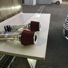 日産 フーガ Y51用 エアクリーナーとアルミパイピングのセットです。 V6 3.7L VQ37VHR型エンジン搭載モデル用