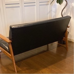 カリモク60 Kチェア 数量限定復刻プレート 2シーター 2人掛け