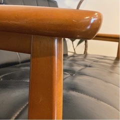 カリモク60 Kチェア 数量限定復刻プレート 2シーター 2人掛け