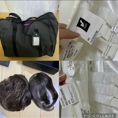 ヴァンドーム青山リング-ウェディングドレス　ワタベウェディング　美品　Aライン　ウィッグ　付属品付き