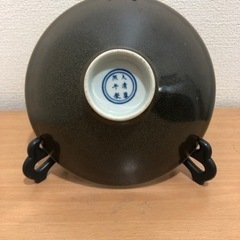 中国古磁器 大清康熙 柿釉茶碗