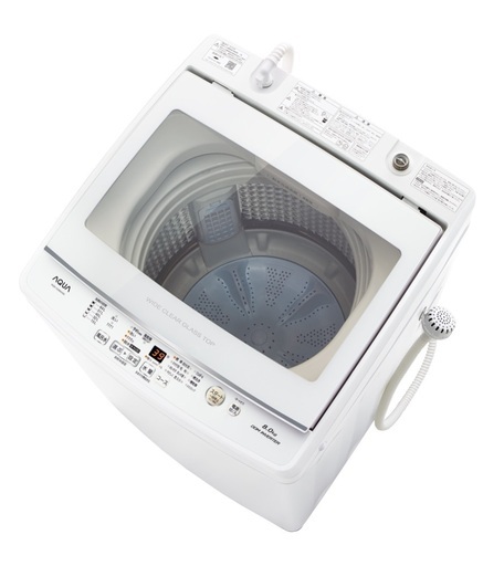 AQUA 8kg 洗濯機　風乾燥機能付き