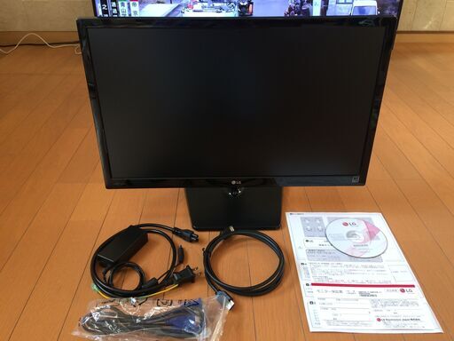 LG 23インチ 液晶モニタ 正常動作品 使用時間は100時間以内です