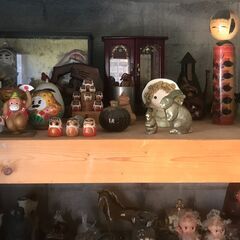 現地引渡のみ、1/5まで】【値下げ応相談】骨董品/人形/ 干支のガラス細工