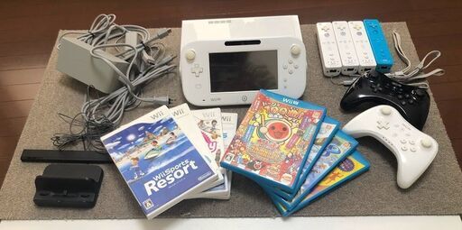 値下げしました Wiiu 本体 Wii Wiiu ソフト いろいろ Beber 赤湯のテレビゲームの中古あげます 譲ります ジモティーで不用品の処分