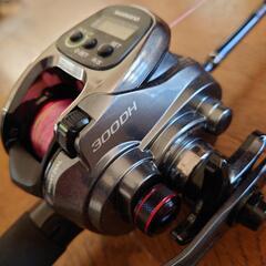 一度だけ使用　シマノ電動リール　釣竿　フォースマスター　300DH 右ハンドル　SHIMANO　釣具