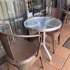 バルコニー テーブル & チェア ガーデンテーブルセット